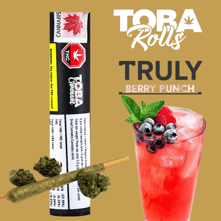 Toba Grown Pre-Rolls 1x0.5g Toba Grown Berry Punch Indica Pre-Roll-1x0.5g- Morden Vape SuperStore