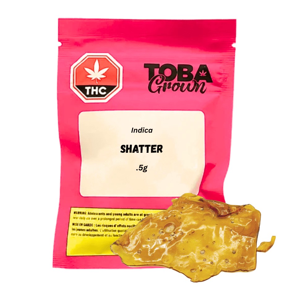 Toba Grown Shatter - 0.5g Morden Vape SuperStore and Cannabis Manitoba Canada
