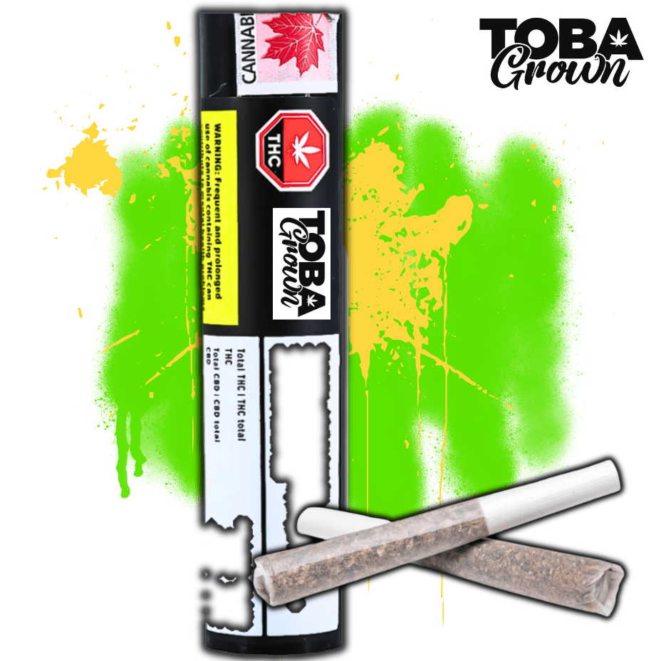 Toba Grown Tobies Indica Pre-rolls 2x1g 2x1g Morden Vape SuperStore and Cannabis Manitoba Canada