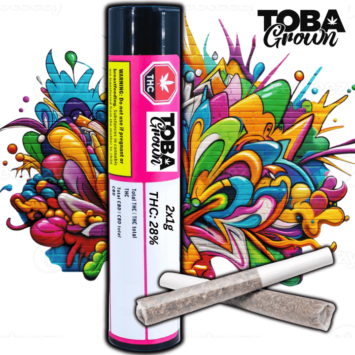 Toba Grown Tobies Sativa Pre-rolls 2x1g 2x1.0g Morden Vape SuperStore and Cannabis Manitoba Canada