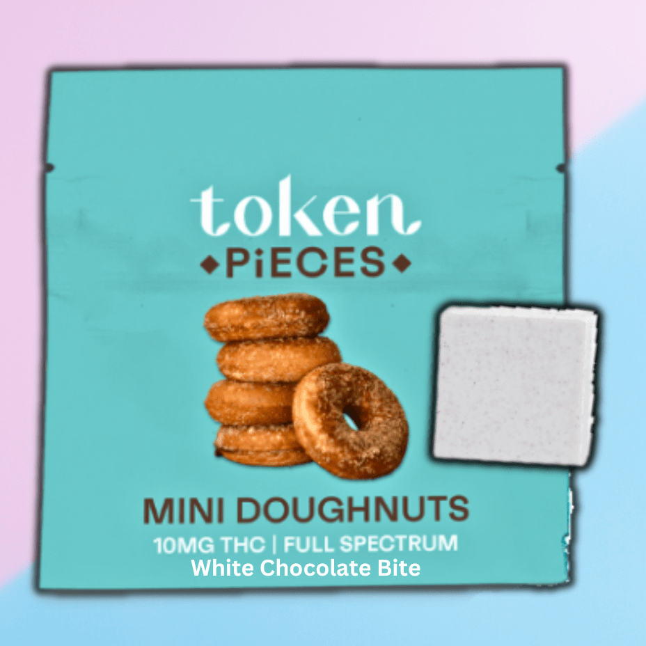 Token Pieces Mini Doughnuts Chocolate Edible 1x10mg 1x10mg Morden Vape SuperStore and Cannabis Manitoba Canada