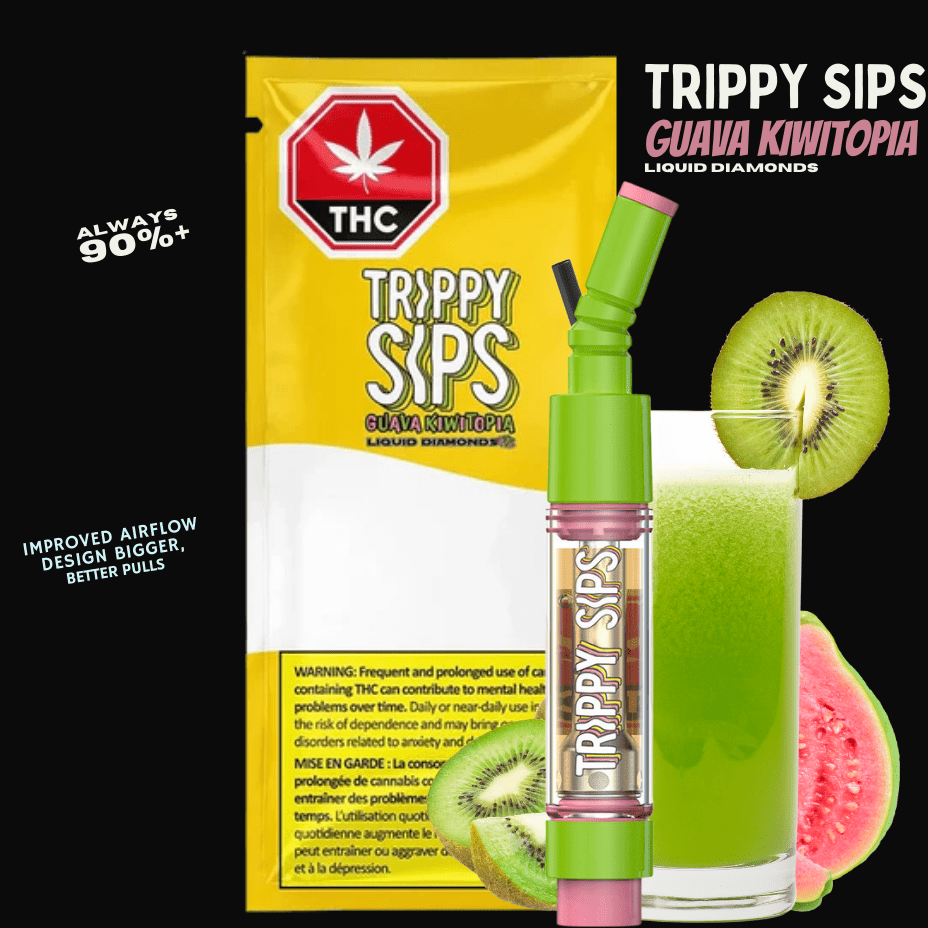 Trippy Sips Guava Kiwitopia Cartridge - 1g Morden Vape SuperStore and Cannabis Manitoba Canada