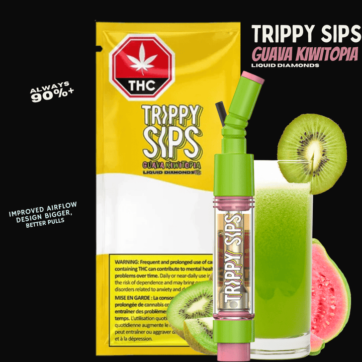 Trippy Sips Guava Kiwitopia Cartridge - 1g Morden Vape SuperStore and Cannabis Manitoba Canada