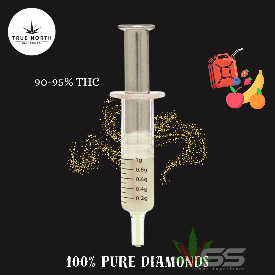 True North Cannabis Co. - True Diamonds Liquid Diamond Syringe - 1g Morden Vape SuperStore and Cannabis Manitoba Canada
