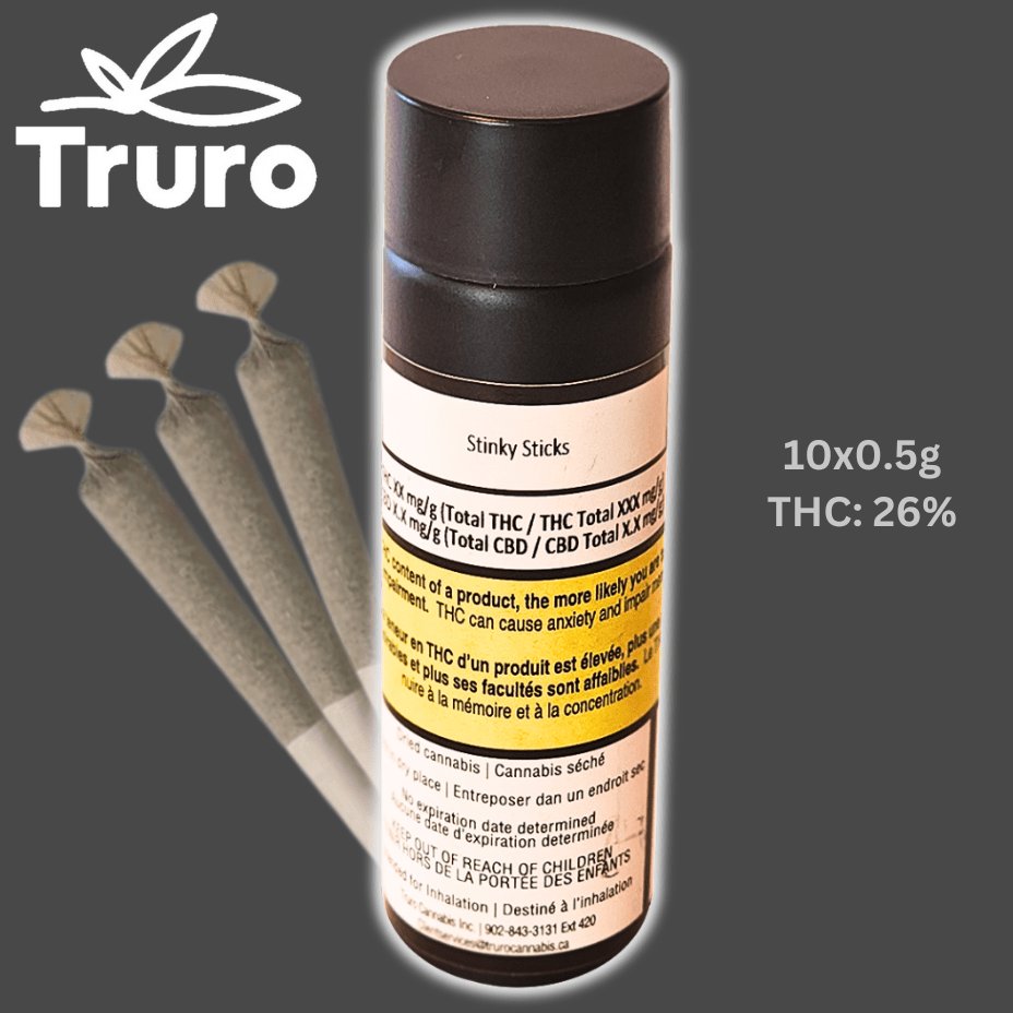 Truro Stinky Sticks Hybrid Pre-rolls 10x0.5g 10x0.5g Morden Vape SuperStore and Cannabis Manitoba Canada