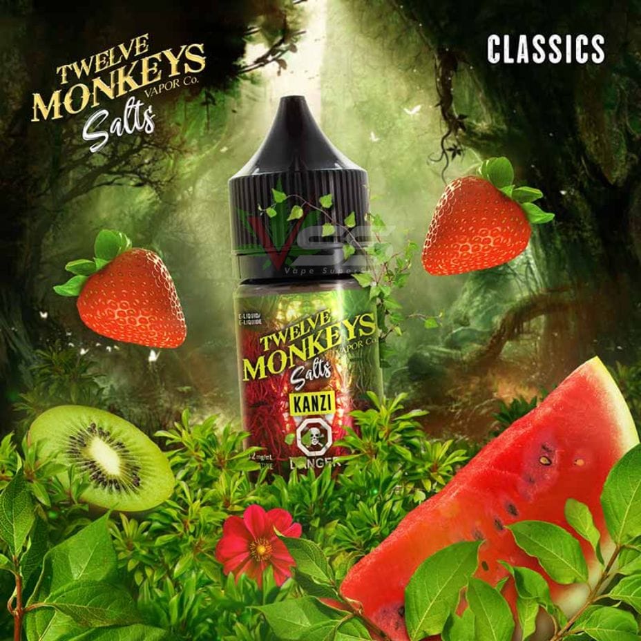 Twelve Monkeys Salt 30ml-Kanzi Ice Morden Vape SuperStore and Cannabis Manitoba Canada