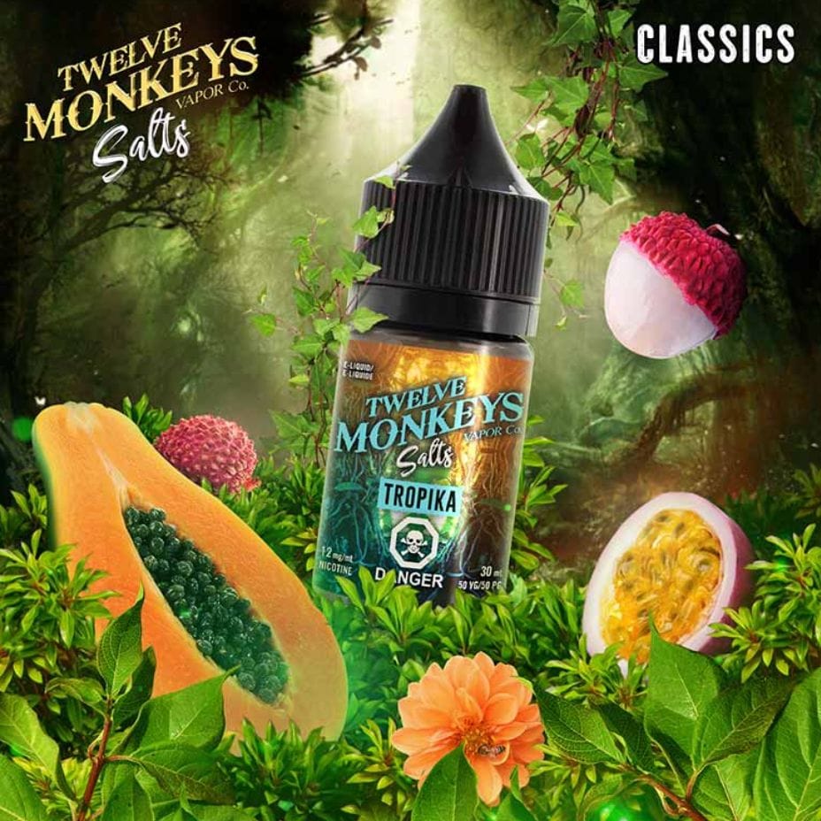 Twelve Monkeys Salt 30ml - Tropika Morden Vape SuperStore and Cannabis Manitoba Canada
