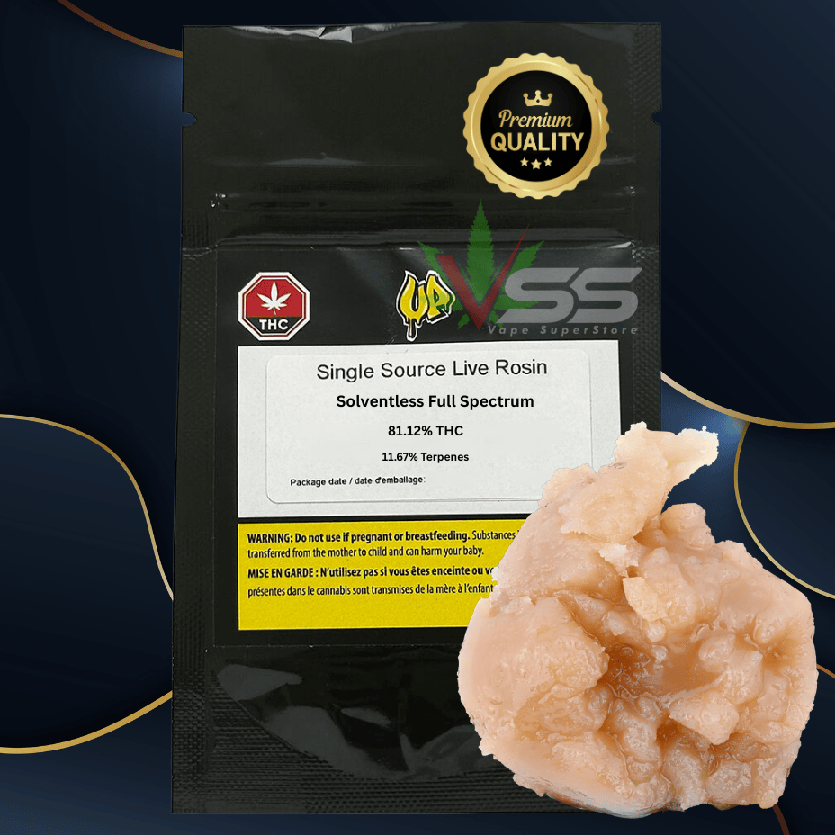 Unlicensed Producer - Chemical Candy Single Source Live Rosin 1g Morden Vape SuperStore and Cannabis Manitoba Canada