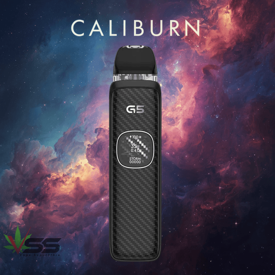Uwell Caliburn G5 Pod Kit-1600mAh Carbon Black Morden Vape SuperStore and Cannabis Manitoba Canada