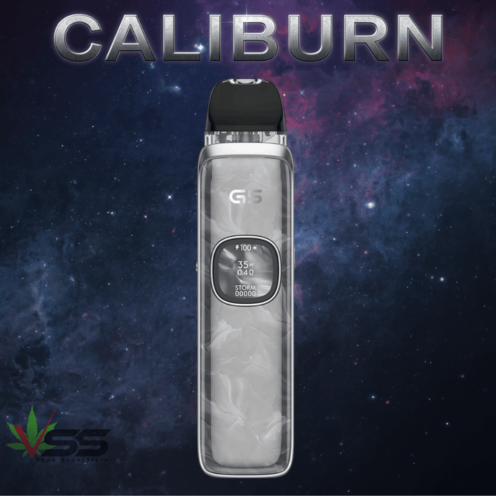 Uwell Caliburn G5 Pod Kit-1600mAh Silver Marble Morden Vape SuperStore and Cannabis Manitoba Canada