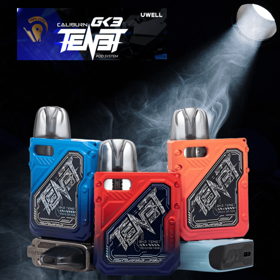 Uwell Caliburn GK3 Tenet Pod Kit Morden Vape SuperStore and Cannabis Manitoba Canada
