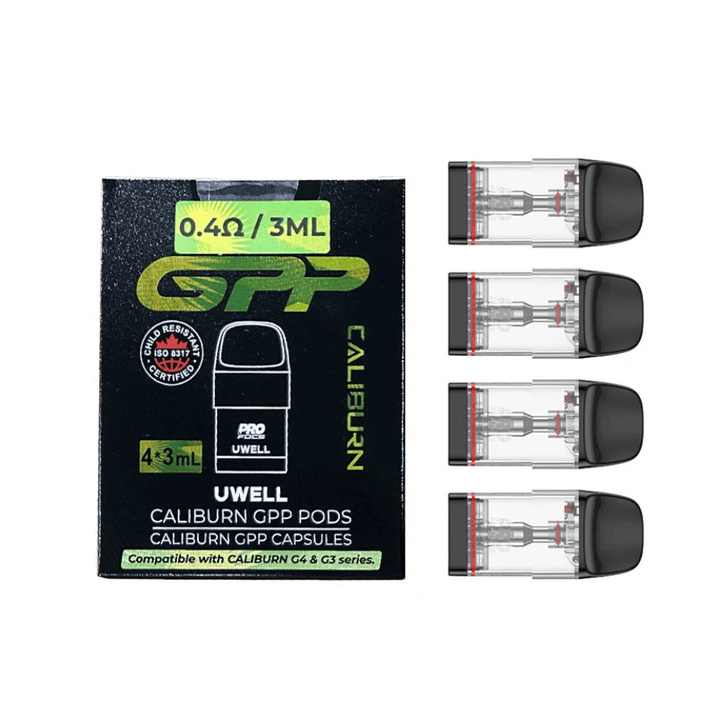 Uwell Caliburn GPP Replacement Pods 0.4Ω Morden Vape SuperStore and Cannabis Manitoba Canada