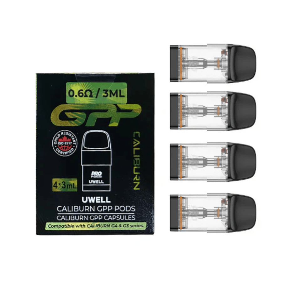 Uwell Caliburn GPP Replacement Pods 0.6Ω Morden Vape SuperStore and Cannabis Manitoba Canada