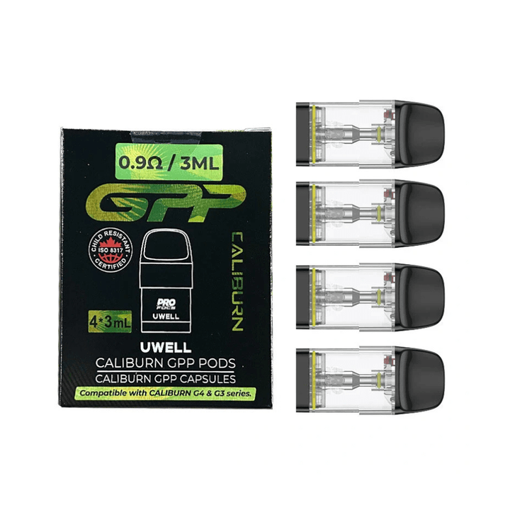 Uwell Caliburn GPP Replacement Pods 0.9Ω Morden Vape SuperStore and Cannabis Manitoba Canada