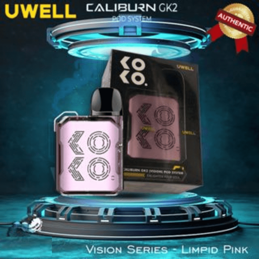 UWELL Pod Kits Limpid Pink Uwell Caliburn GK2 Vision Limpid Series Pod Kit - Morden Vape
