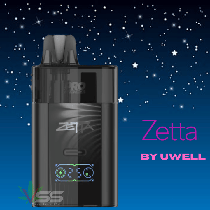 Uwell Zetta Pod Kit-2000mAh Black Morden Vape SuperStore and Cannabis Manitoba Canada