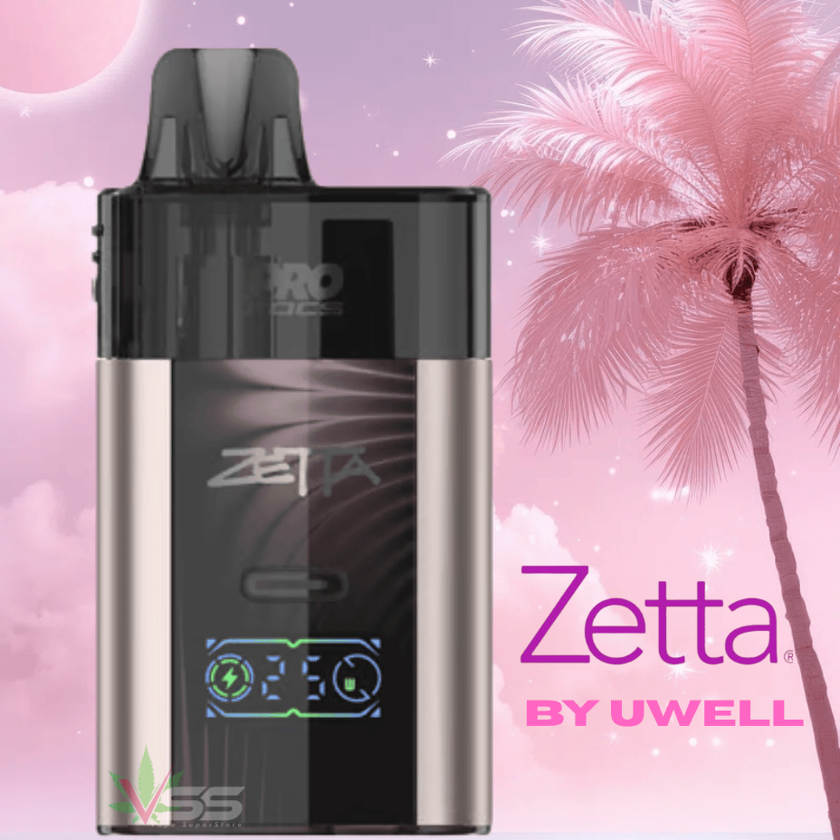 Uwell Zetta Pod Kit-2000mAh Pink Morden Vape SuperStore and Cannabis Manitoba Canada