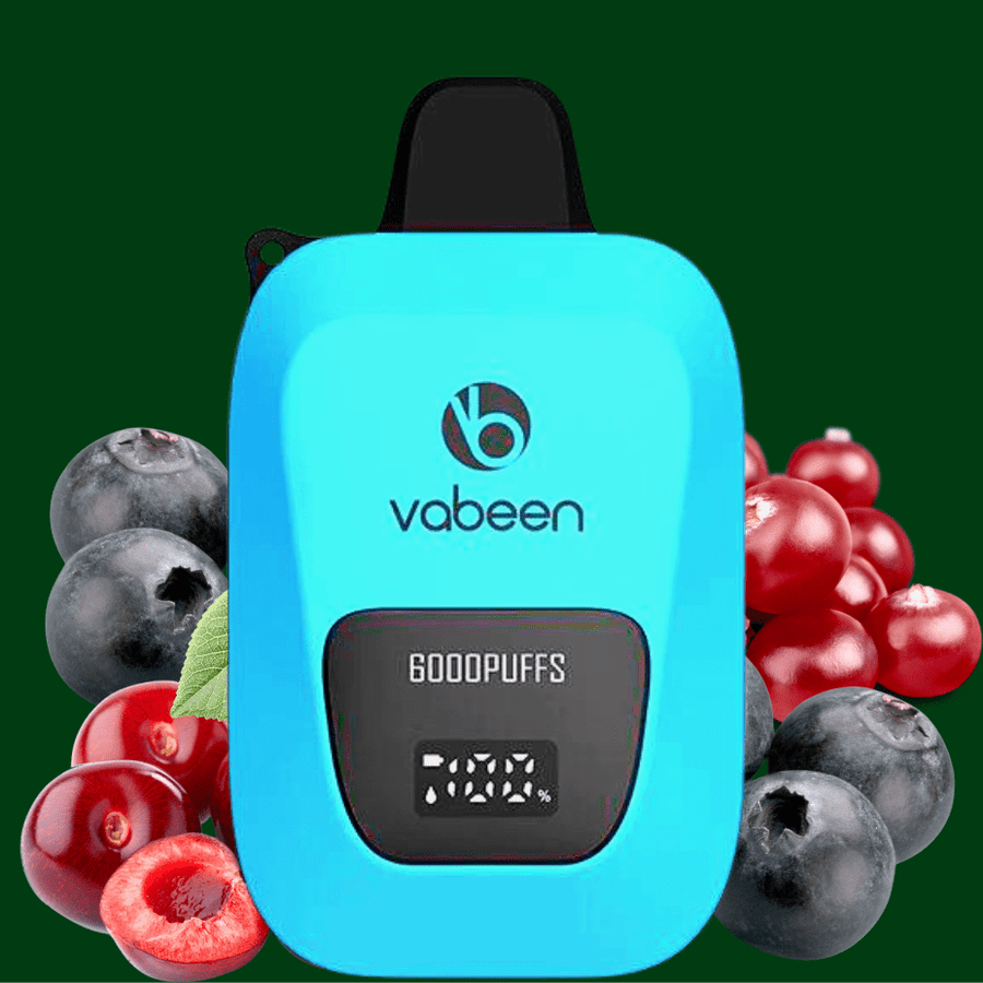 Vabeen Disposables 20mg / 13mL Vabeen Flex Air Ultra 6000 Disposable Vape-Blueberry Cherry Cranberry-Morden 