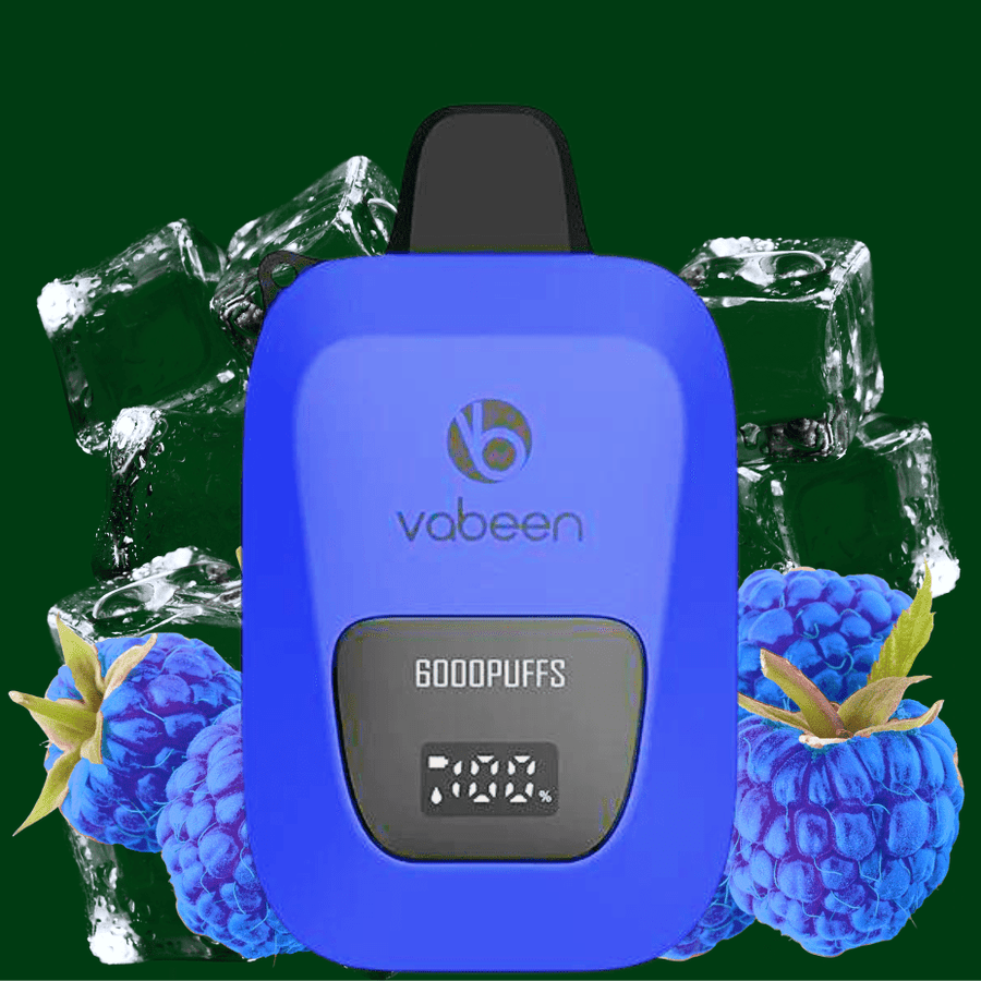 Vabeen Disposables 20mg / 13mL Vabeen Flex Air Ultra 6000-Blue Raspberry Ice-Morden Vape SuperStore & Cannabis MB, Canada