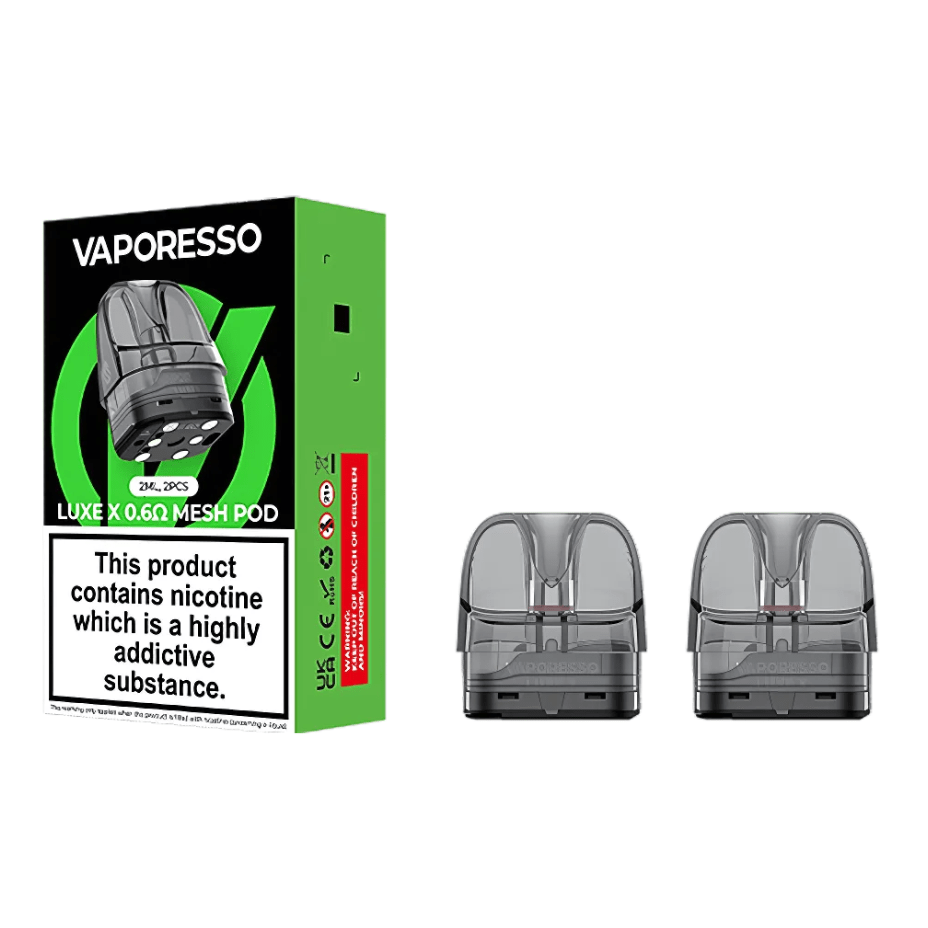 Vaporesso Luxe X Replacement Pods 0.6 Morden Vape SuperStore and Cannabis Manitoba Canada