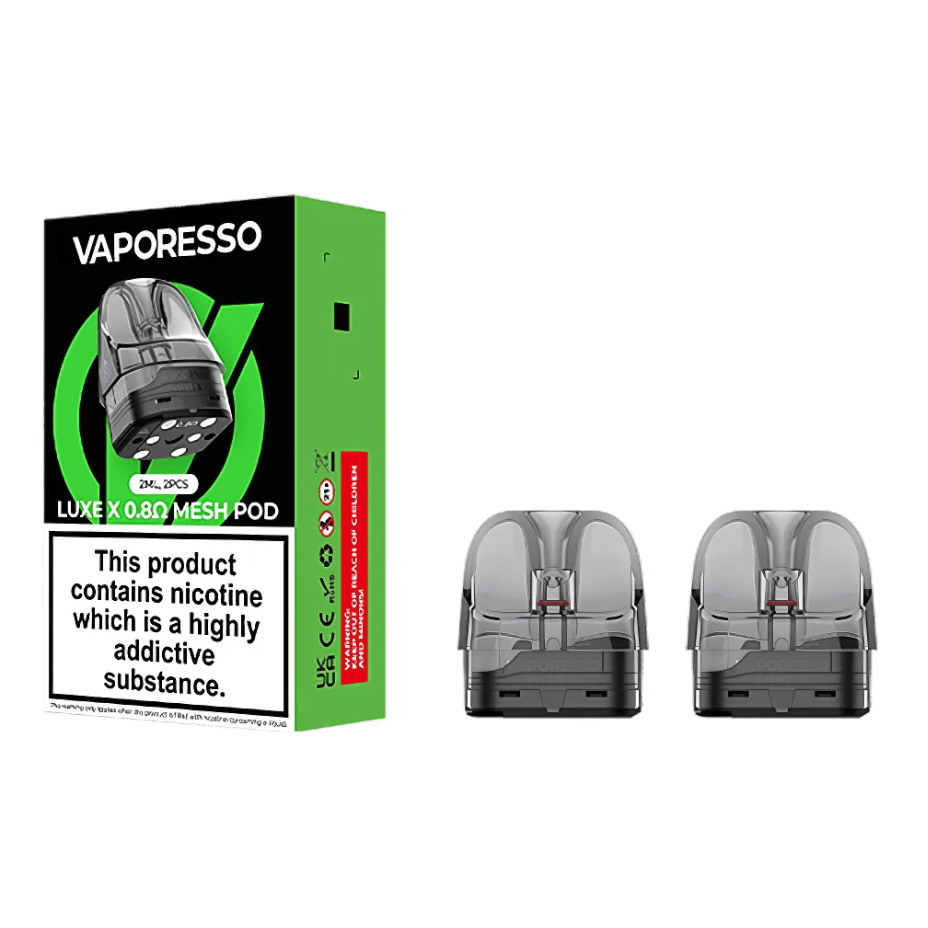 Vaporesso Luxe X Replacement Pods 0.8 Morden Vape SuperStore and Cannabis Manitoba Canada