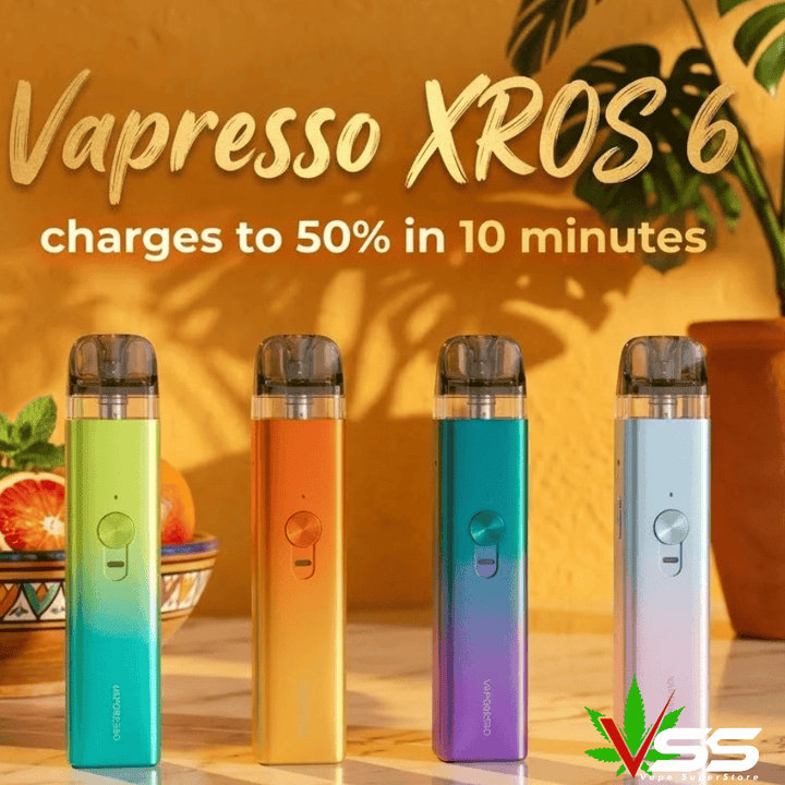 Vaporesso XROS 6 Pod Kit - 1800mAh Morden Vape SuperStore and Cannabis Manitoba Canada