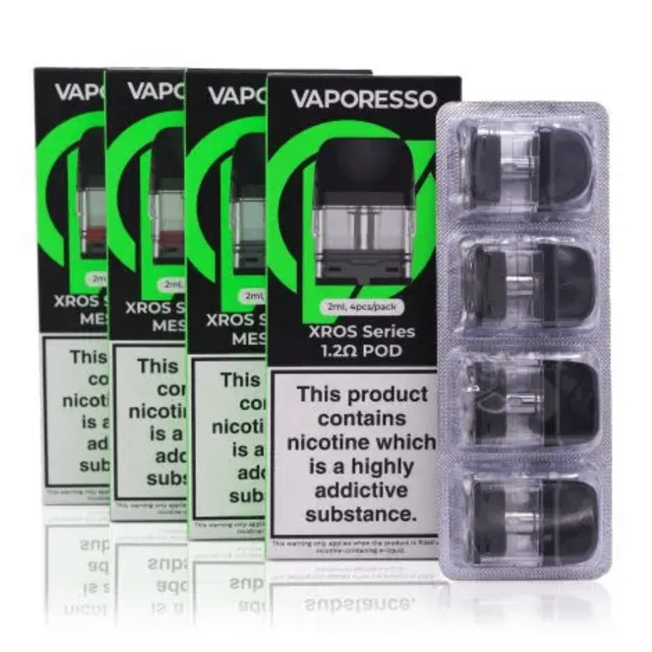 Vaporesso XROS Series Replacement Pods-4pkg 0.4ohm Morden Vape SuperStore and Cannabis Manitoba Canada