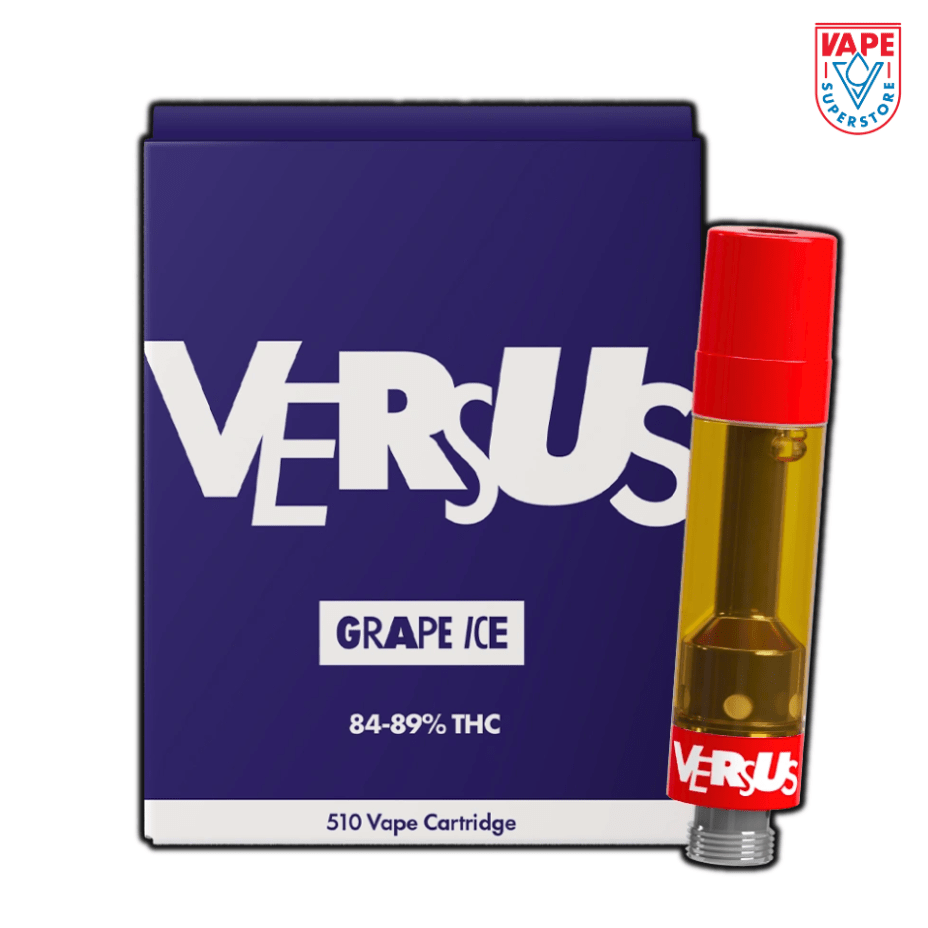 Versus Grape Ice Distillate Vape Cartridge - 1g Morden Vape SuperStore and Cannabis Manitoba Canada