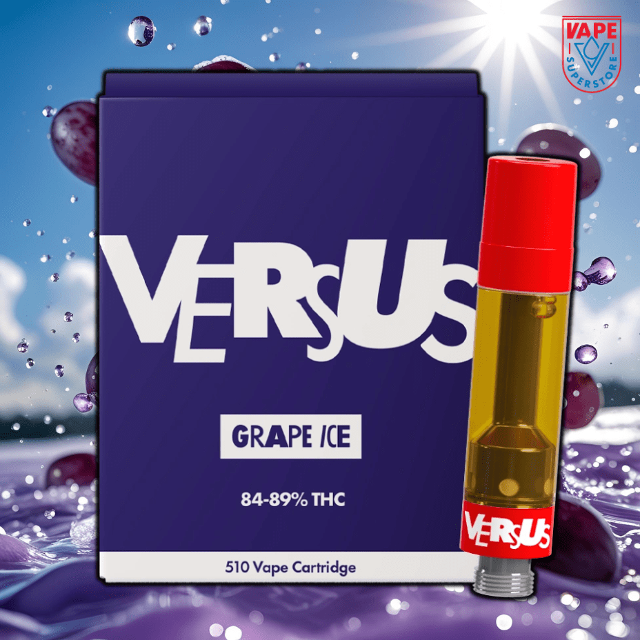 Versus Grape Ice Distillate Vape Cartridge - 1g Morden Vape SuperStore and Cannabis Manitoba Canada
