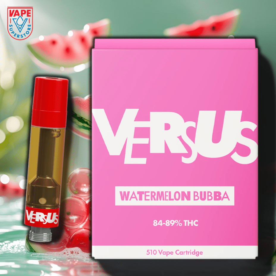 Versus Watermelon Bubba Distillate Vape Cartridge - 1g Morden Vape SuperStore and Cannabis Manitoba Canada