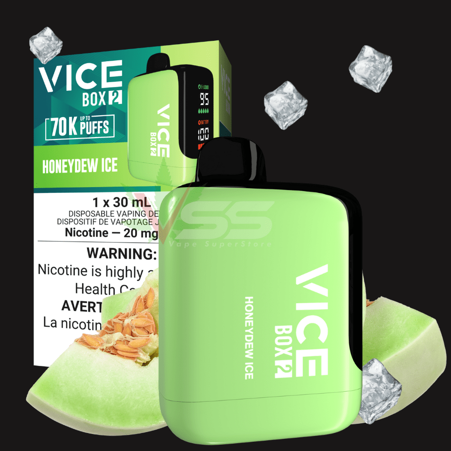 Vice Box 2 Disposable Vape-Honeydew Ice Morden Vape SuperStore and Cannabis Manitoba Canada