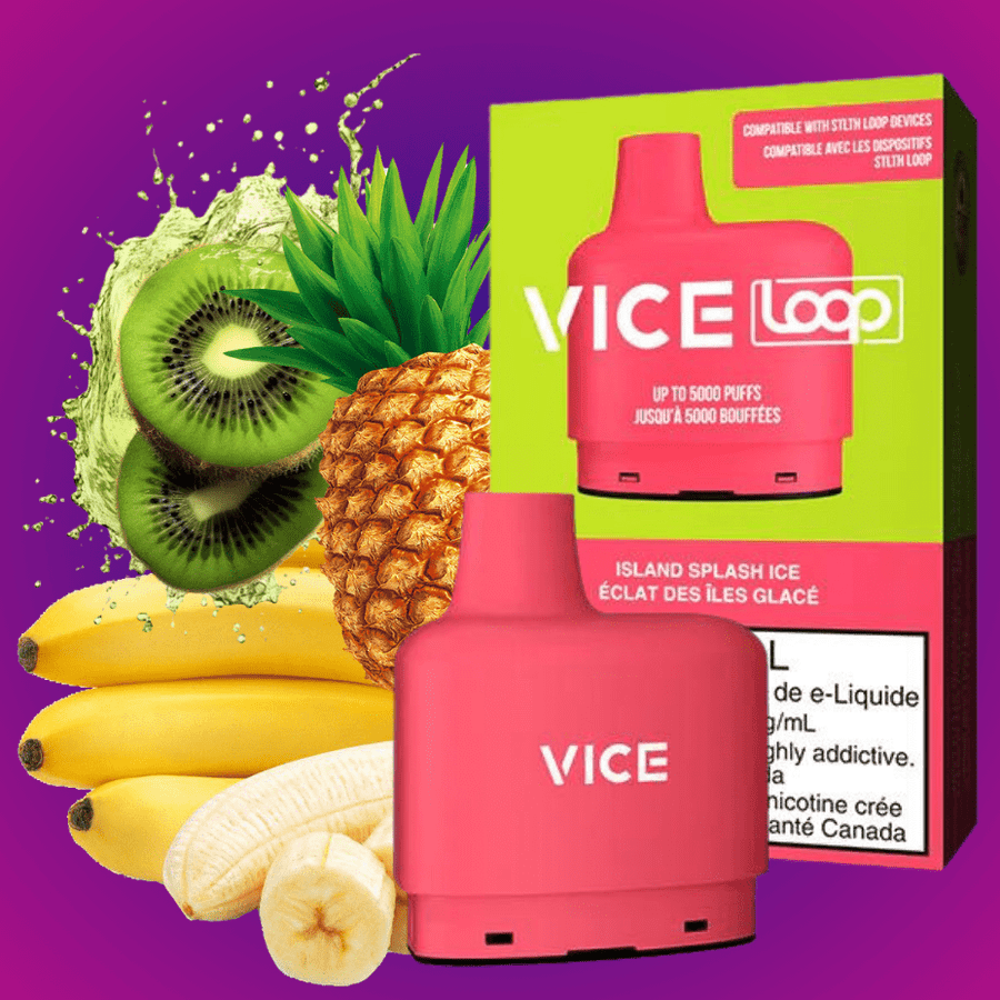 Vice LOOP Closed Pod Systems 20mg / 5000Puffs STLTH Loop Vice Pods-Island Splash Ice-Morden Vape SuperStore 