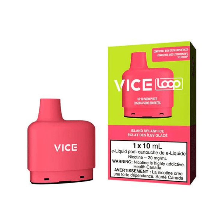 Vice LOOP Closed Pod Systems 20mg / 5000Puffs STLTH Loop Vice Pods-Island Splash Ice-Morden Vape SuperStore 