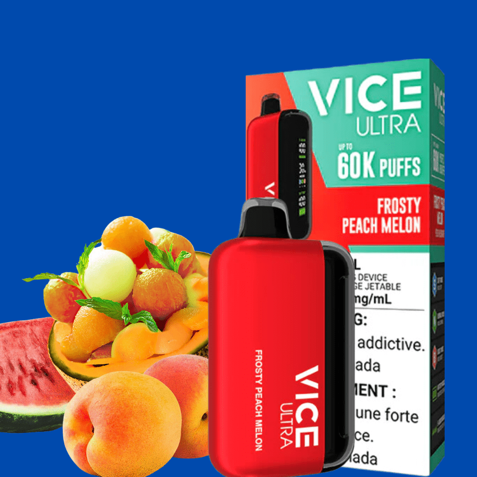 Vice Ultra 60K Disposable Vape - Frosty Peach Melon Morden Vape SuperStore and Cannabis Manitoba Canada