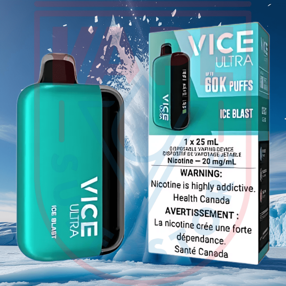 Vice Ultra 60K Disposable Vape - Ice Blast Morden Vape SuperStore and Cannabis Manitoba Canada