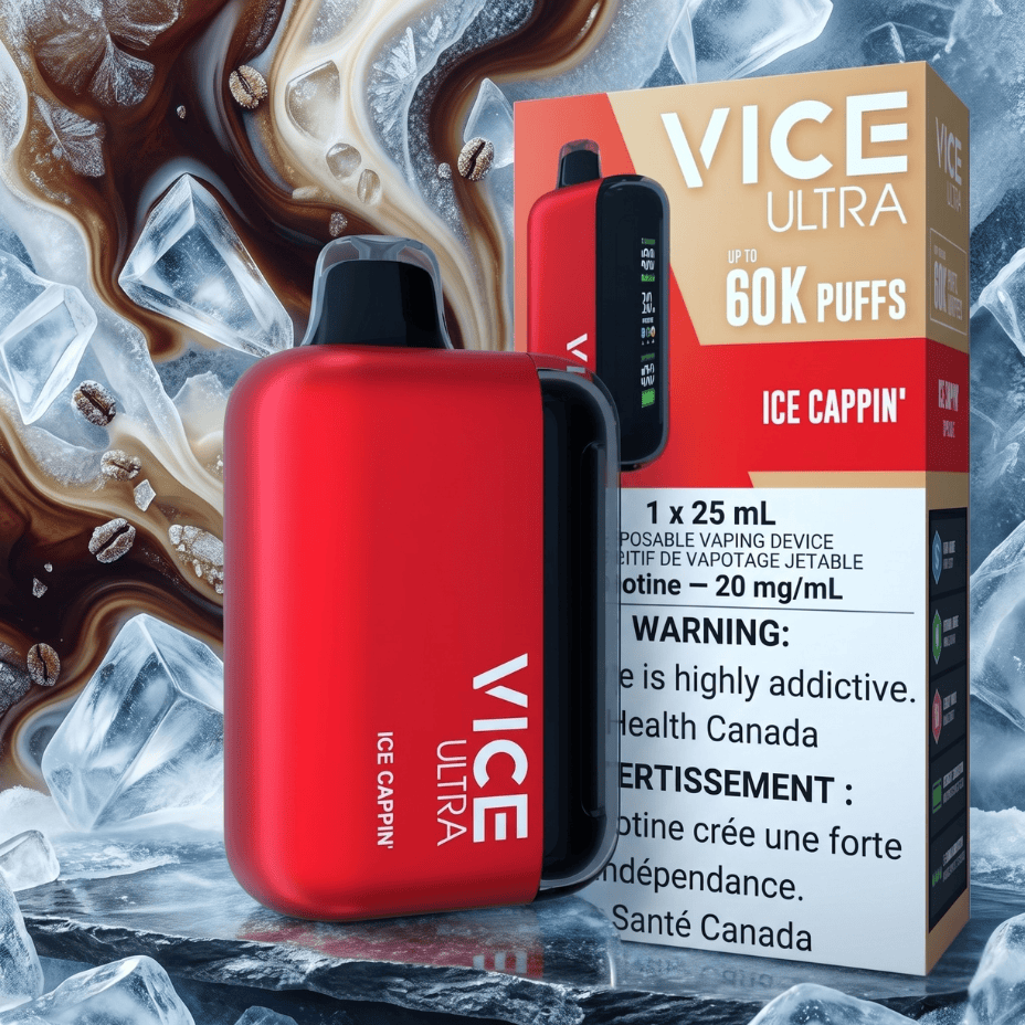Vice Ultra 60K Disposable Vape - Ice Cappin' Morden Vape SuperStore and Cannabis Manitoba Canada