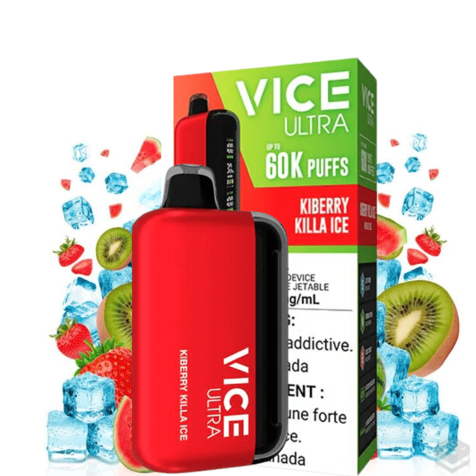 Vice Ultra 60K Disposable Vape - Kiberry Killa Ice Morden Vape SuperStore and Cannabis Manitoba Canada