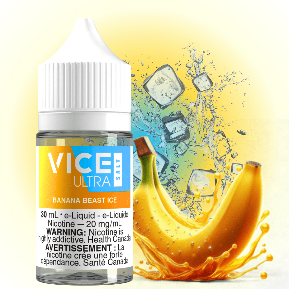 Vice Ultra Salt - Banana Beast Ice 20mg Morden Vape SuperStore and Cannabis Manitoba Canada