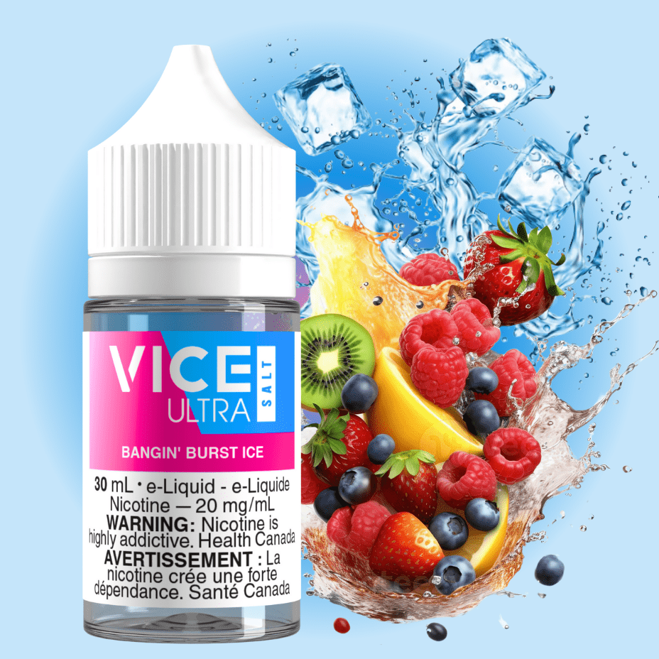 Vice Ultra Salt - Bangin' Burst Ice 20mg Morden Vape SuperStore and Cannabis Manitoba Canada