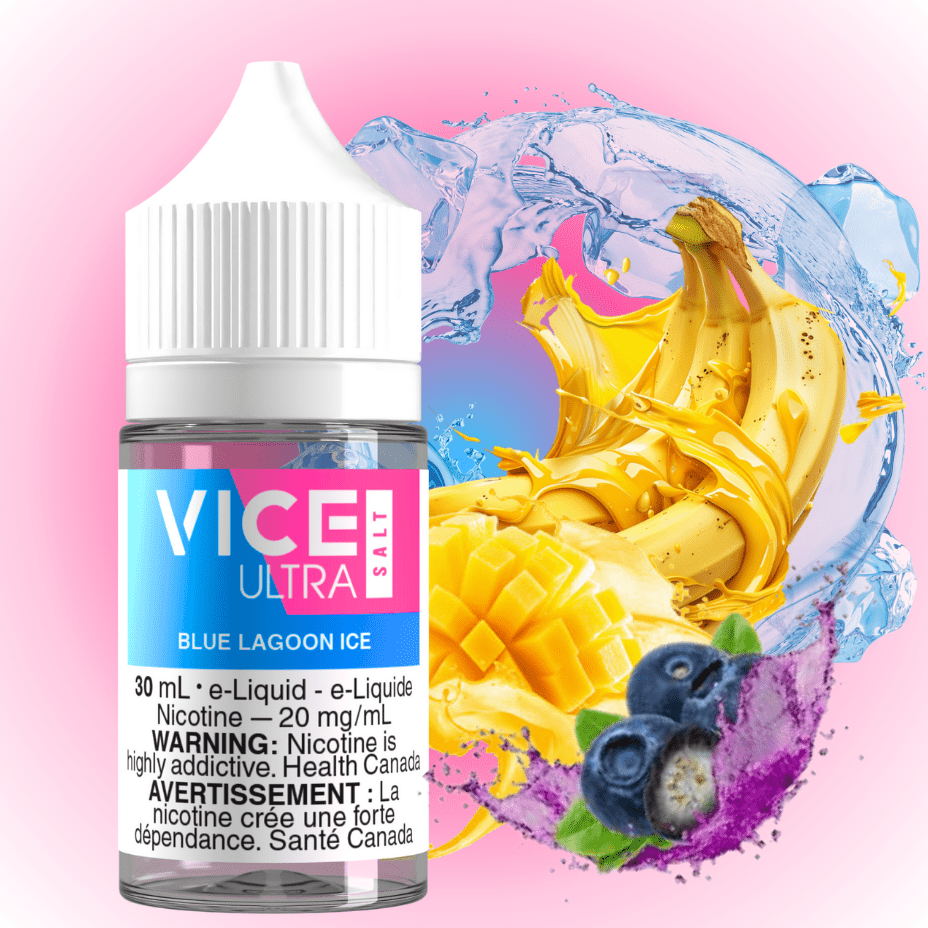 Vice Ultra Salt - Blue Lagoon Ice 20mg Morden Vape SuperStore and Cannabis Manitoba Canada