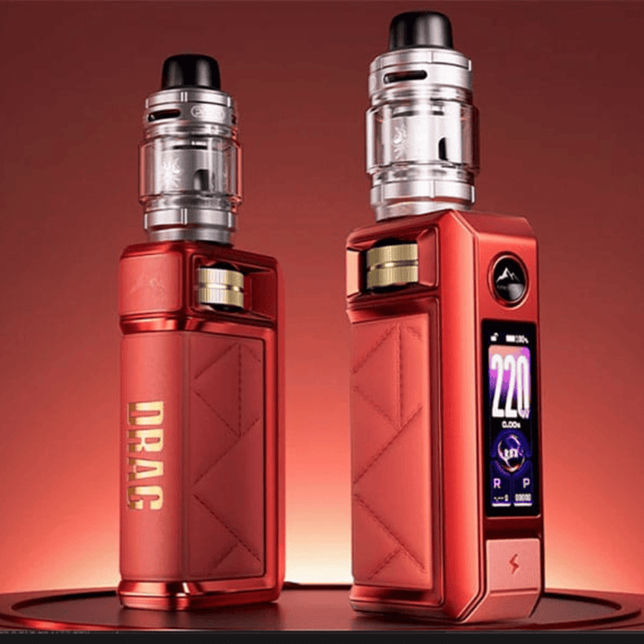 VooPoo Drag 6 Box Mod Kit-220W Red Morden Vape SuperStore and Cannabis Manitoba Canada