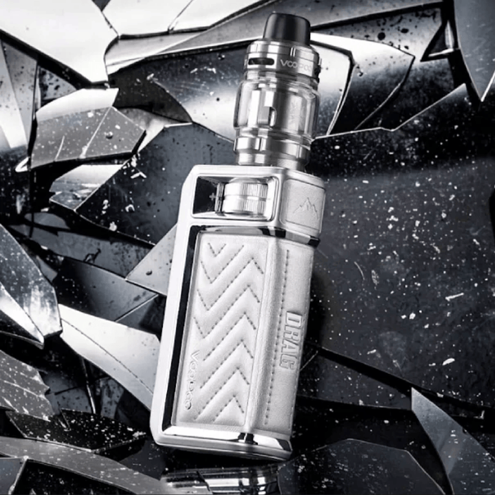 VooPoo Drag 6 Box Mod Kit-220W Silver Morden Vape SuperStore and Cannabis Manitoba Canada