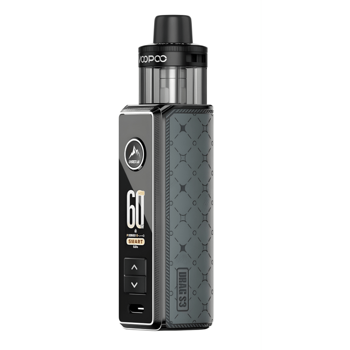 Voopoo Drag S3 Pod Kit - 3000mAh Metal Gray Morden Vape SuperStore and Cannabis Manitoba Canada