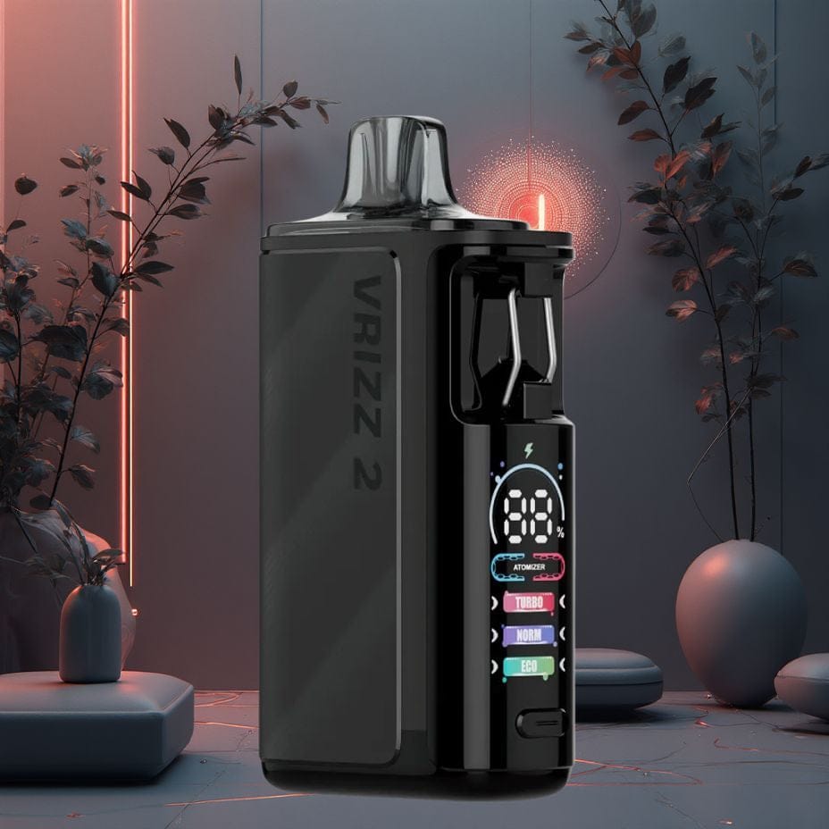 VooPoo VRIZZ 2 Pod Kit 15mL Onyx Black Morden Vape SuperStore and Cannabis Manitoba Canada