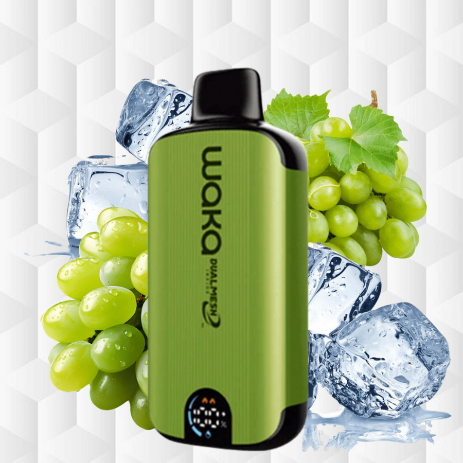 WAKA Disposables 18mg WAKA SoPro DM8000i Disposable Vape-Green Grape (Super Ice)