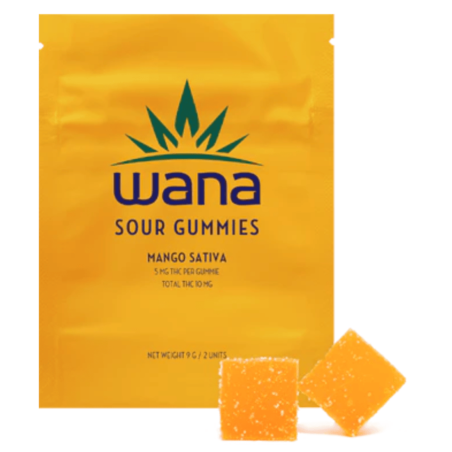 Wana Edibles 2/pkg Wana Mango Sour Sativa Gummies-Morden Vape SuperStore & Cannabis 