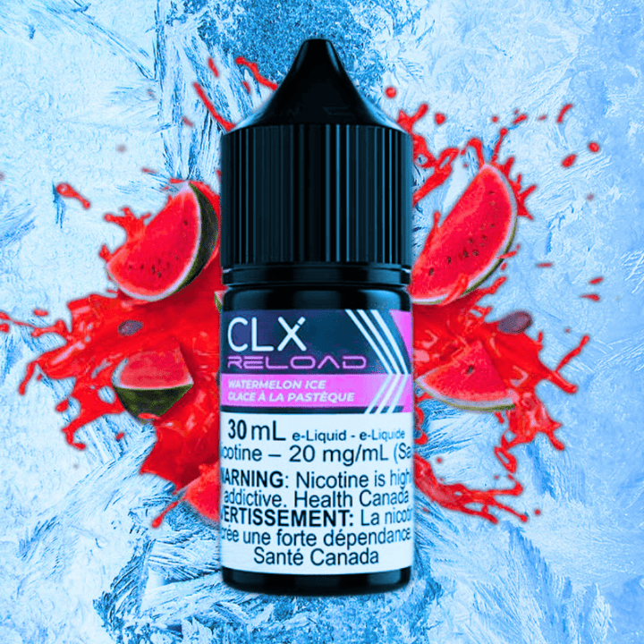 Watermelon Ice Salt by CLX Reload E-Liquid Morden Vape SuperStore and Cannabis Manitoba Canada