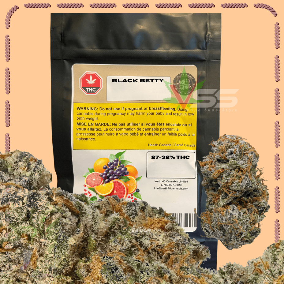 Weed Fairy - Black Betty Sativa Flower - 14g Morden Vape SuperStore and Cannabis Manitoba Canada