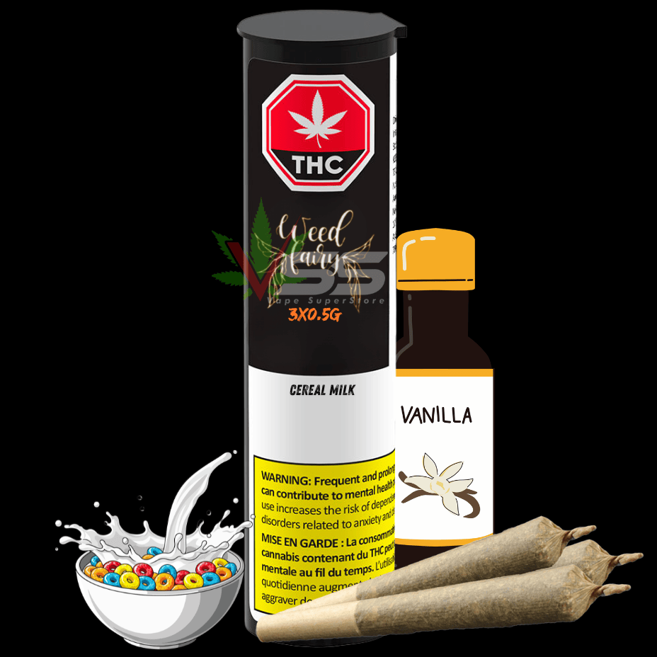 Weed Fairy - Cereal Milk Indica Pre-rolls 3x0.5g Morden Vape SuperStore and Cannabis Manitoba Canada