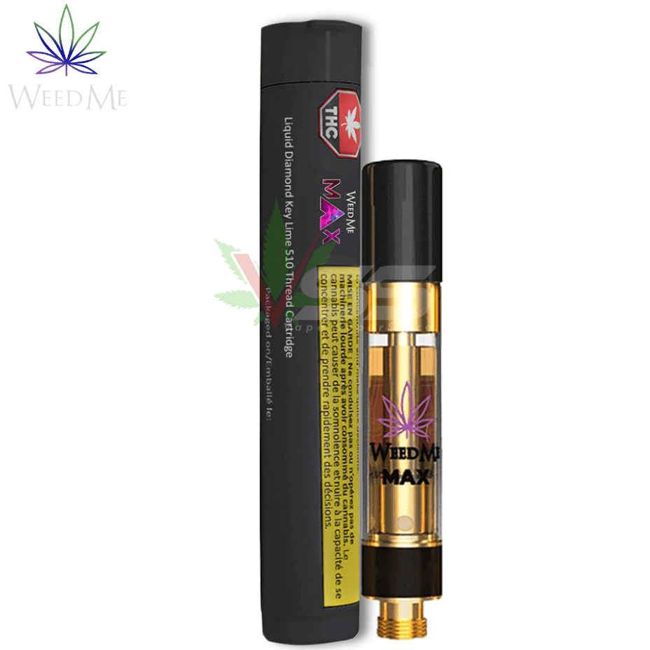 Weed Me Max Key Lime Liquid Diamond Cartridge - 1g Morden Vape SuperStore and Cannabis Manitoba Canada